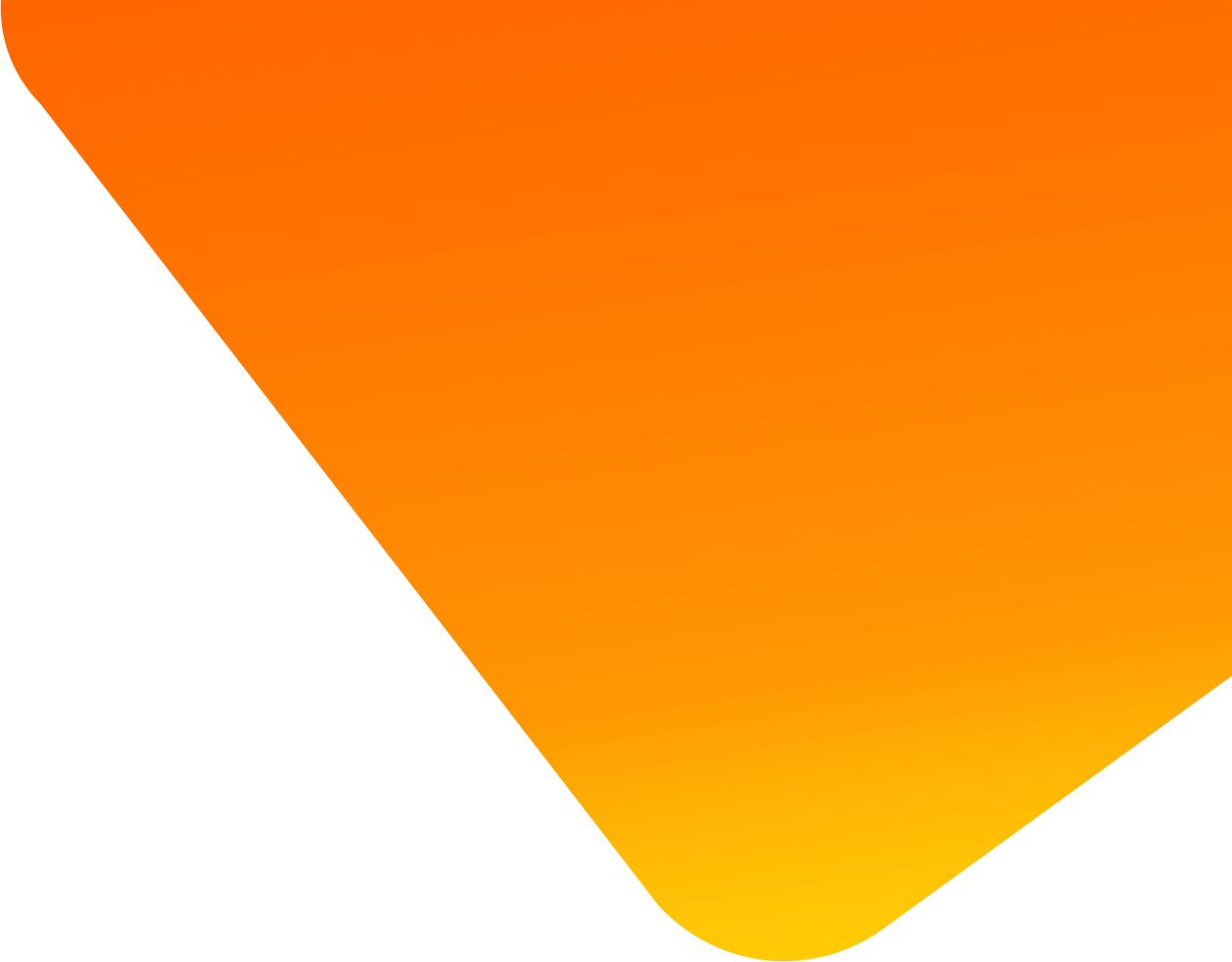 Imagen decorativa con forma geométrica en color naranja