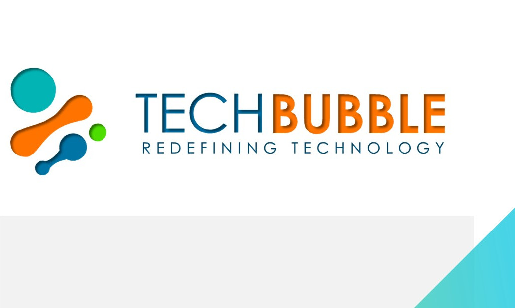 Isologotipo del proyecto TechBubble, perteneciente al ecosistema de FUNTESO, Fundación Tecnología Social.