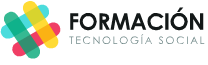 Isologotipo de Formación Tecnología Social, marca satélite del Ecosistema Sinergial FUNTESO, Fundación Tecnología Social